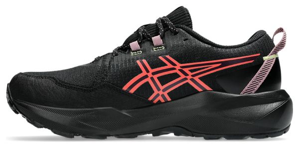 Asics Gel-Venture 11 Waterproof Trail Running Shoes for Women, Black/Pink