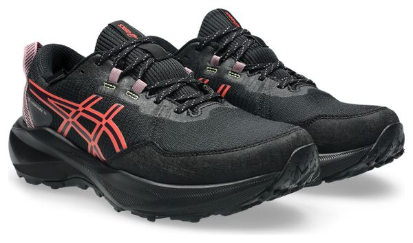 Asics Gel-Venture 11 Waterproof Trail Running Shoes for Women, Black/Pink