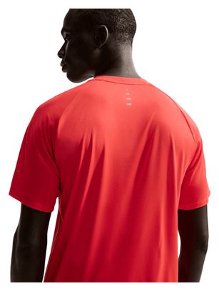 Maglia a maniche corte Nike Stride rossa da uomo