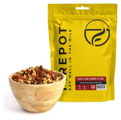 Repas Lyophilisé Firepot Chili Con Carne Et Riz - 135 g