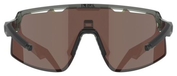 AZR Speed RX Crystal army gelakte bril/Groene hydrofobe lens