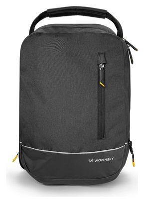 Sacoche de vélo Wozinsky double sac à dos 2en1 30L noir