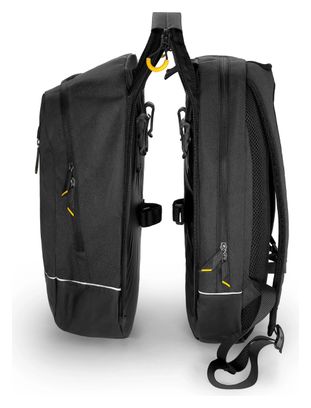 Sacoche de vélo Wozinsky double sac à dos 2en1 30L noir