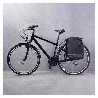 Sacoche de vélo Wozinsky double sac à dos 2en1 30L noir