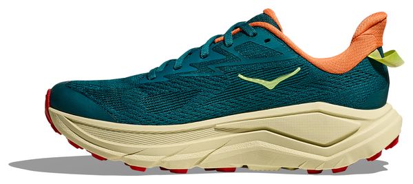 Chaussures Trail Hoka Challenger 8 Vert/Orange Femme