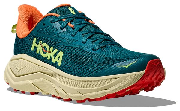 Chaussures Trail Hoka Challenger 8 Vert/Orange Femme