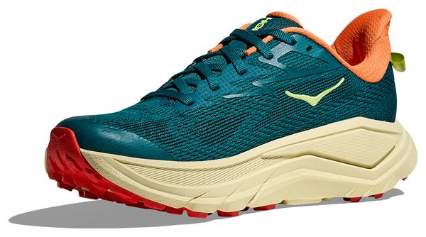 Chaussures Trail Hoka Challenger 8 Vert/Orange Femme