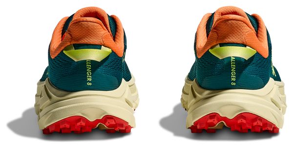 Chaussures Trail Hoka Challenger 8 Vert/Orange Femme