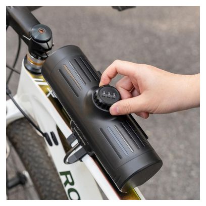 Sacoche cadre vélo rigide antivol avec cadenas à combinaison