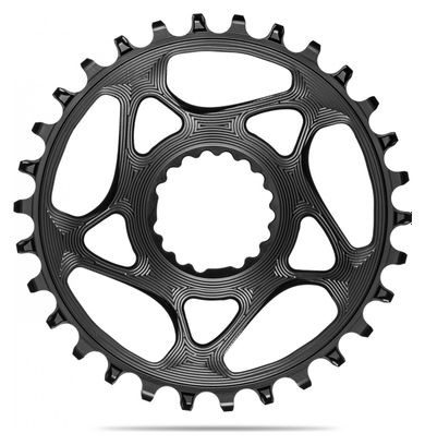 Plateau Narrow Wide AbsoluteBlack Direct Mount Cannondale Hollowgram 12 V Noir