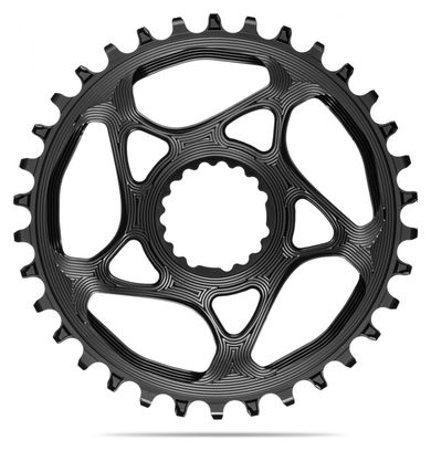 Plateau Narrow Wide AbsoluteBlack Direct Mount Cannondale Hollowgram 12 V Noir