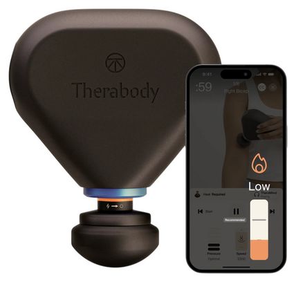 Pistola de masaje térmica Therabody Theragun Mini Plus negra