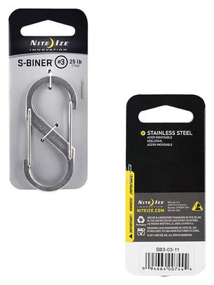 Mousqueton inox Nite Ize S-Biner Taille 3