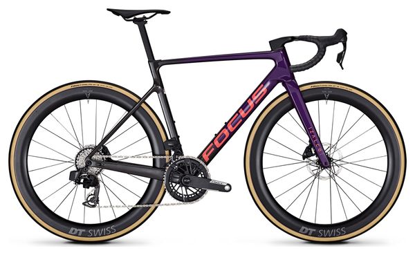 Focus Izalco Max 9.8 Road Bike with SRAM Force AXS 12-speed drivetrain, 700 mm, Purple/Black, 2026