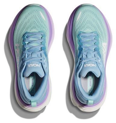 Hoka Bondi 8 Women's Running Shoes Blue Violet