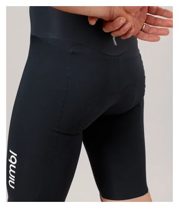 Nimbl Ultimate Men's Short Cycling Shorts with Straps - Black