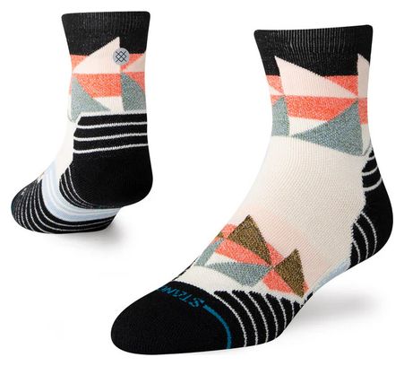 Chaussettes Stance Performance Tri Wool Mid Quarter Blanc / Multicolore