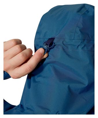 Giacca impermeabile Rab Downpour Mountain blu da uomo