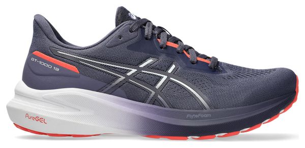 Chaussures Running Asics GT-1000 13 Bleu/Blanc Femme