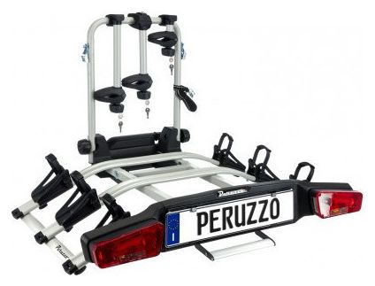 Peruzzo E-Bike Zephyr 3 Bike Rack on Hitch Ball