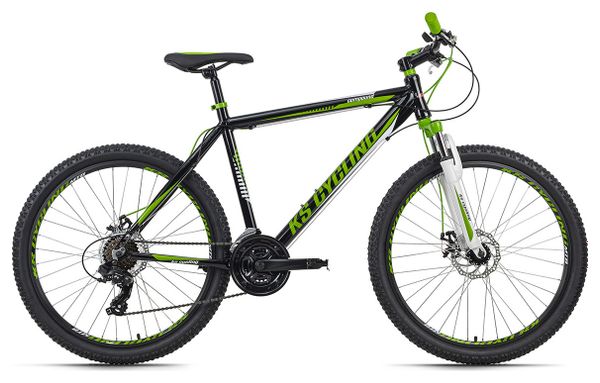 VTT semi-rigide 26'' Compound noir-vert TC 51 cm KS Cycling