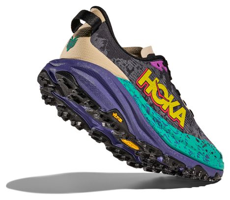 Chaussures Trail Hoka Speedgoat 6 Gris/Multicolore Femme