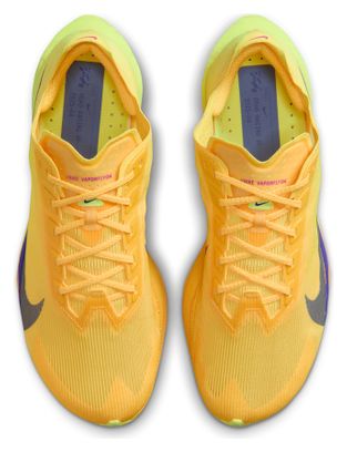 Nike Vaporfly 4 Laufschuhe Gelb/Violett Damen