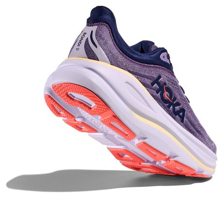 Zapatillas de running Hoka Bondi 9 moradas/azules para mujer