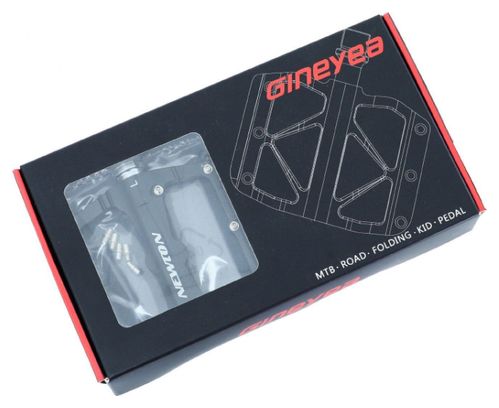 Pédales Plateforme VTT/BMX Switch Gap - Alu Noir, Filetage 9/16, Avec Pico, Neuves