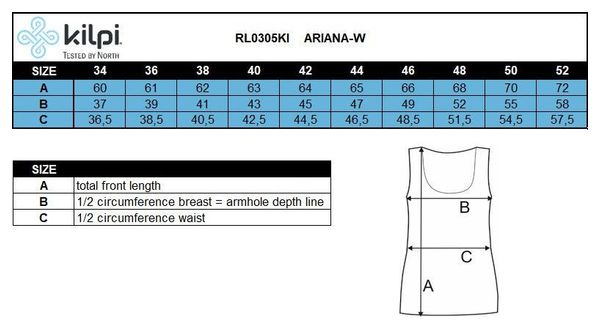 Débardeur running technique femme Kilpi ARIANA-W
