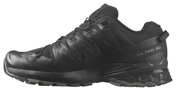 Salomon XA Pro 3D V9 WIDE Trail Hardloopschoenen Zwart