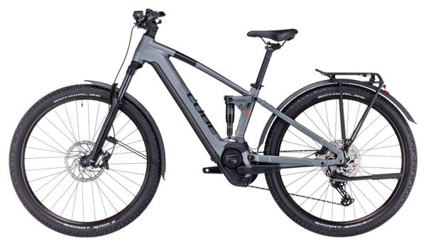 Cube Stereo Hybrid 120 Pro 750 Allroad Electric Full Suspension MTB Shimano Deore 12S 750 Wh 27.5'' Flash Grey