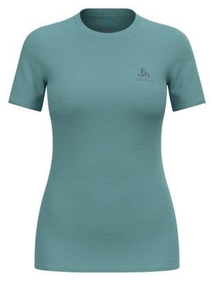 T-shirt Technique Femme Odlo Merinos 160 Natural Bleu