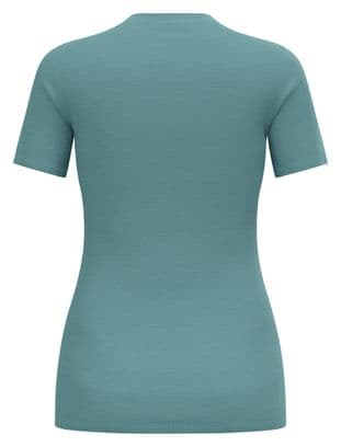 Odlo Damen Merino 160 Natural Technisches T-Shirt Blau