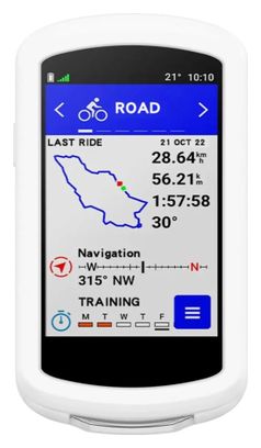 Housse Velkyne de protection silicone pour Garmin Edge 1040/1030 Blanc