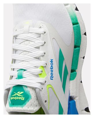 Reebok FloatZig Symmetros Wit / Groen / Blauw Dames Hardloopschoenen