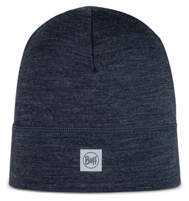 Buff Merino Lightweight Beanie Solid Blue