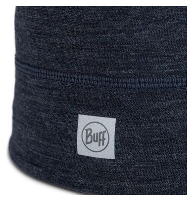 Buff Merino Lightweight Beanie Solid Blue