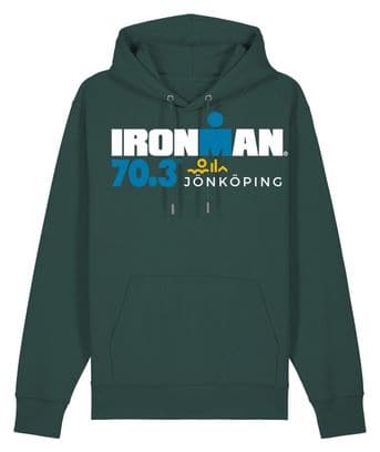 Felpa con cappuccio Ironman 70.3 Jonkoping verde