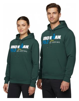 Felpa con cappuccio Ironman 70.3 Jonkoping verde