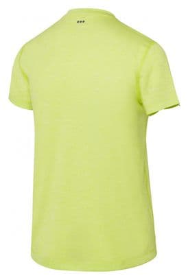 Saucony StopWatch Graphic Campfire Short Sleeve Jersey Yellow Woman