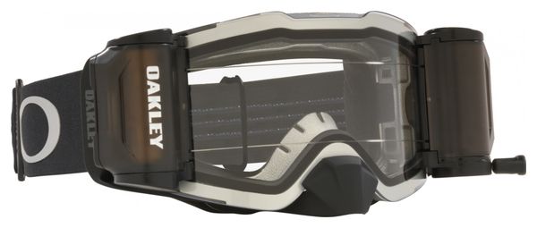 Máscara Oakley Front Line MX Black Clear Roll-Off / Ref. OO7087-76