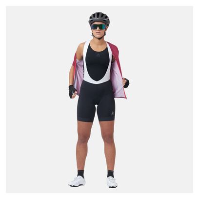 Odlo Zeroweight Damen-Trägerhose Schwarz / Weiß