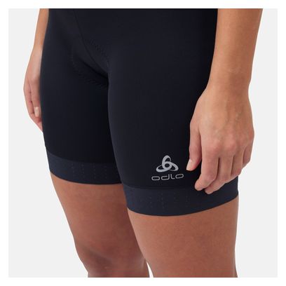 Cuissard court à bretelles Odlo Zeroweight Femme Noir/Blanc