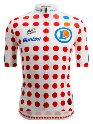 Maillot Manches Courtes Santini Tour de France Replica Pois