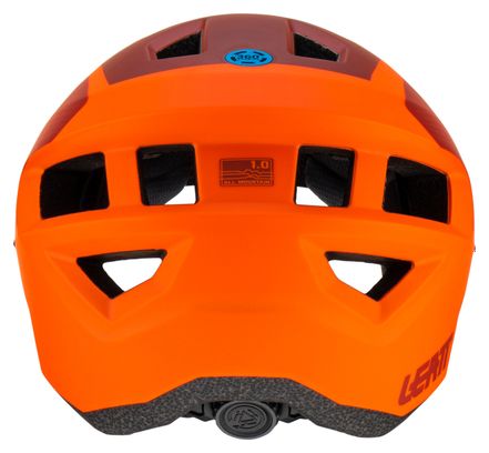 Junior Helm Leatt MTB AllMtn 1.0 V23 Flame Orange (50-54cm)