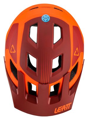 Leatt MTB AllMtn 1.0 V23 Flame Orange Junior Helm (50-54cm)