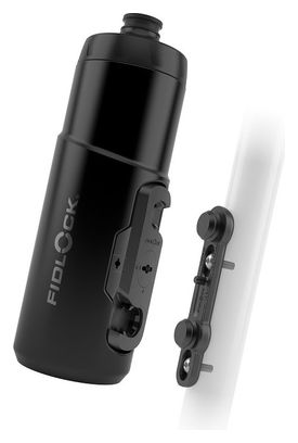 Fidlock Twist 600 ml Trinkflasche Schwarz + Bike Base 2022 Befestigung