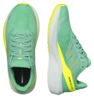 Zapatillas de Running para Mujer Salomon Aero Blaze Verde/Amarillo