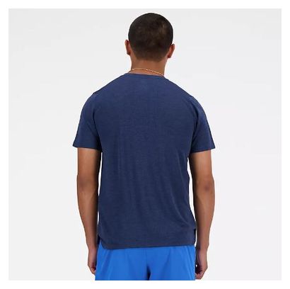 T-Shirt Running New Balance Athletics Bleu Homme